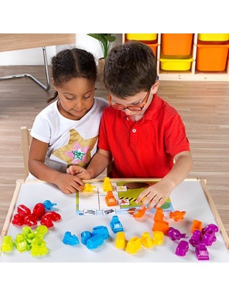 Rūšiavimo ir skaičiavimo žaidimas SORT AND COUNT VEHICLES, 3m.+