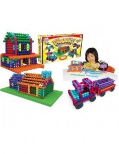 Konstruktorius Playstix Deluxe Set su pagrindu, 211 det.,... 2