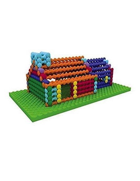 Konstruktorius Playstix Deluxe Set su pagrindu, 211 det., 4m.+