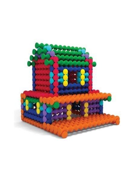 Konstruktorius Playstix Deluxe Set su pagrindu, 211 det., 4m.+