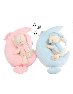 Muzikinis minkštas žaislas mėnulis 28cm, 0 mėn.+