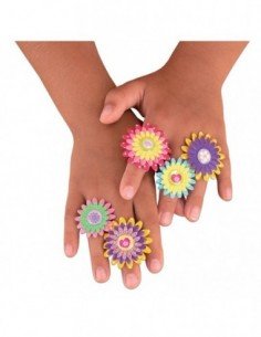 Rinkinys FLOWER RINGS, 6m.+, Galt 2