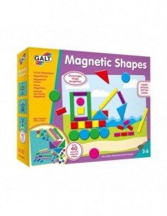 Mozaika magnetinė 40 geometrinių detalių + pagrindas , Galt