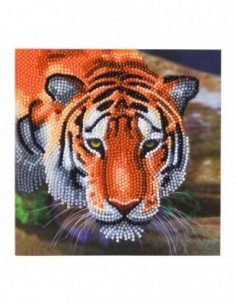 Rinkinys CRYSTAL ART Tigras, 8m.+, formatas 18x18cm