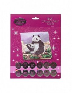Rinkinys CRYSTAL ART Panda, 8m.+, formatas 18x18cm 2