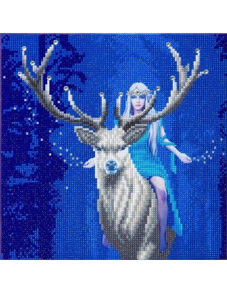 Rinkinys CRYSTAL ART Fantasy Forest, 8m.+ įrėmintas, 30x30cm