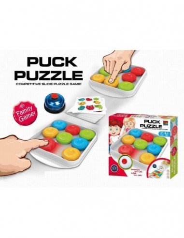 Žaidimas loginis  PUCK PUZZLE, 4m.+, 29x27x5.5cm