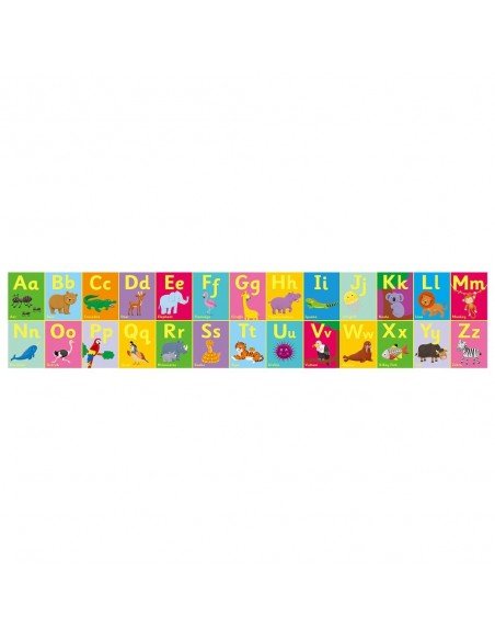 Grindų dėlionė ALPHABET ANIMALS, 30 det., formatas 60x90cm, Galt