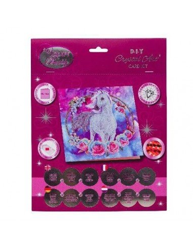 Rinkinys CRYSTAL ART Unicorn Garland, 8m.+,...