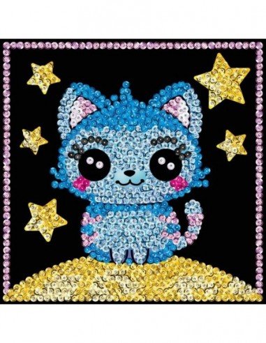 Rinkinys kūrybai SEQUIN 60 kačiukas, 5m.+