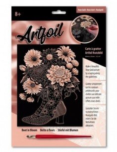Rinkinys ARTFOIL ROSE Gėlėtas batukas 2