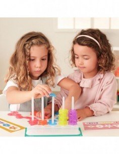 Rinkinys ABACOLOR SORT&COUNT, 50 skaidriu formų, 1... 2