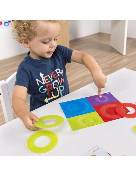 Rinkinys TRANSLUCENT MATH COLOR RINGS, 20 det, 2-5 m.