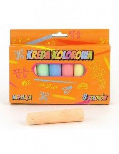 Kreida šaligatviams spalvota 8 sp.