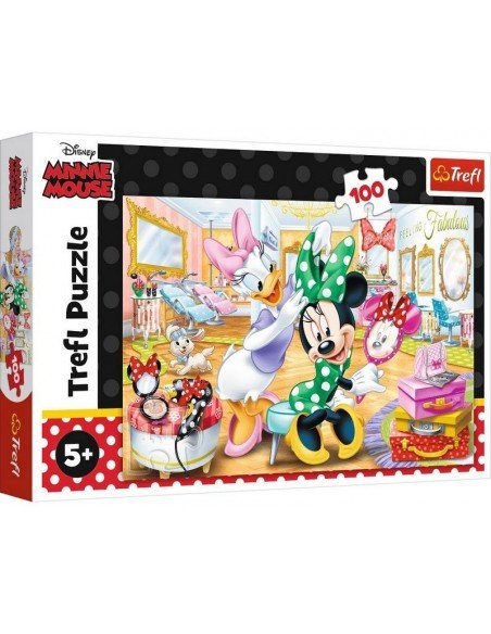 Dėlionė PUZZLE 100 det., Mini Grožio salone