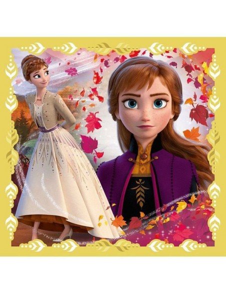 Dėlionė PUZZLE 3 in 1, 20+36+50 det.,  Anos ir Elzės galia
