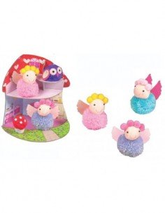 Rinkinys kūrybai FAIRY POMPOM HOUSE, 5m.+, GALT