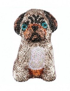Rinkinys kūrybai 3D SEQUIN ART Šuniukas, 8m.+