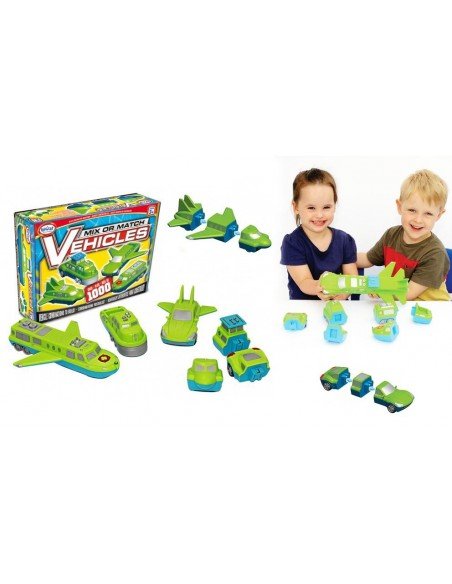 Magnetinis konstruktorius Mix or Match Vehicles 1, 3m.+