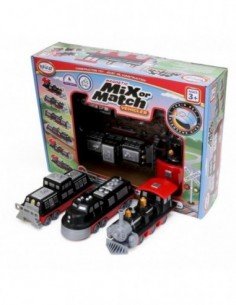 Magnetinis konstruktorius Mix or Match Vehicles Trains, 3m.+