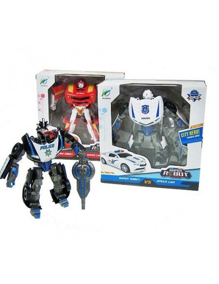 Transformeris policija/gaisrinė 20cm