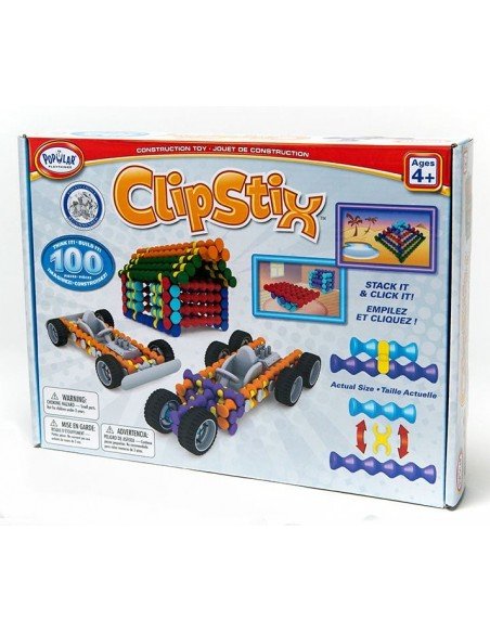 Konstruktorius Clipstix 100 det., 4m.+