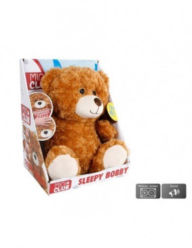 Interaktyvus pliušinis meškenas Sleepy Bobby, 34cm