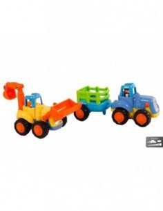 Traktorius ENGINEERING TEAM,, 17cm 12 mėn.+
