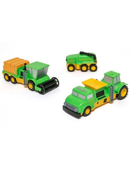 Magnetinis konstruktorius Mix or Match Vehicles Farm, 3m.+