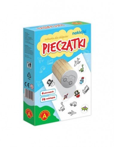 Rinkinys berniukams 6 štampukai + 78 lipdukai