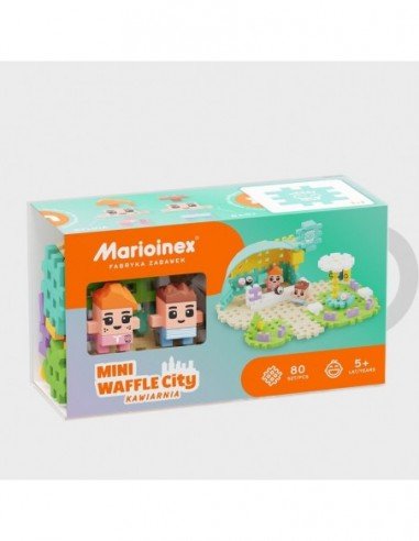 Konstruktorius MINI WAFFLE Kavinė, 80 det.