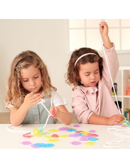 Rinkinys TRANSLUCENT  ACTIVITY FIGURES, 46 det, 3-6 m.