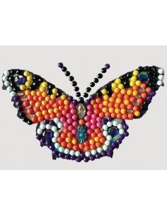 Rinkinys CRYSTAL ART Drugelis, Sticker Kit , 8m.+,...