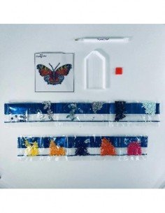 Rinkinys CRYSTAL ART Drugelis, Sticker Kit , 8m.+,... 2