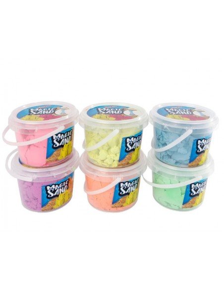 Kinietinis spalvotas smėlis 500 gr.