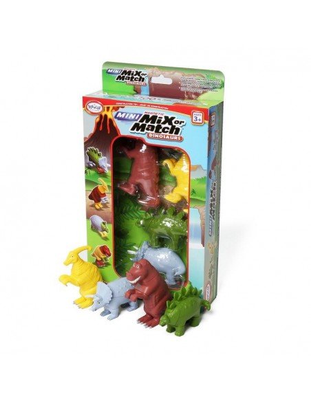 Magnetinis konstruktorius Mini Magnetic Mix or Match Dinosaurs 1, 3m.+