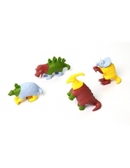 Magnetinis konstruktorius Mini Magnetic Mix or Match Dinosaurs 1, 3m.+
