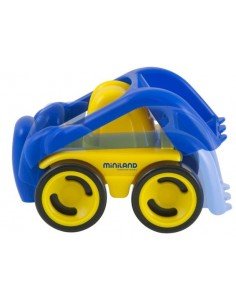 Mašina iš lankstaus plastiko , buldozeris 18cm, 12 mėn.+