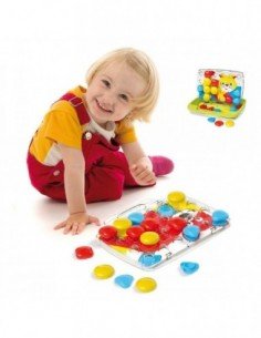 Mozaika PIXEL BABY, 48 det. + 4 kortelės, supakota...