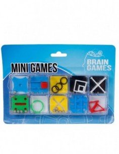 Žaidimų rinkinys 10 in 1 MINI BRAIN GAMES