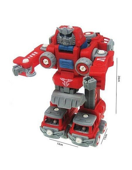 Robotas konstruktorius Gaisrinė 5 in 1, 28cm, 128 det., 4m.+