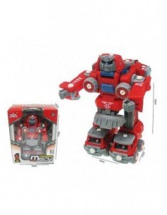 Robotas konstruktorius Gaisrinė 5 in 1, 28cm, 128 det., 4m.+ 2