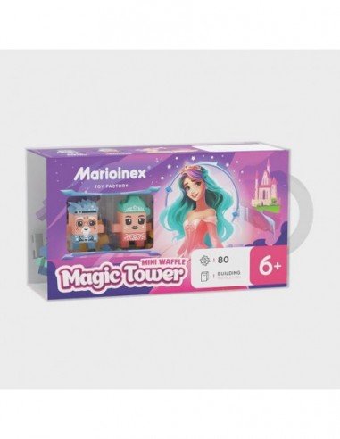 Konstruktorius MINI WAFFLE Magiškoji pilis, 80...