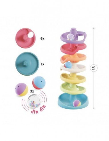 Žaidimas Spiral Tower evo Play Eco+, 10 det., 1m.+