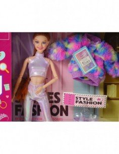 Lėlė 29cm FASHION STYLE, su rūbais 2