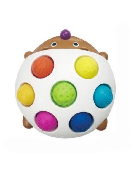 Sensorinis žaislas Ežiukas, FINGER HEDGEHOG, 6 mėn.+
