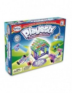 Konstruktorius Playstix Transparent 105 det., 4m.+