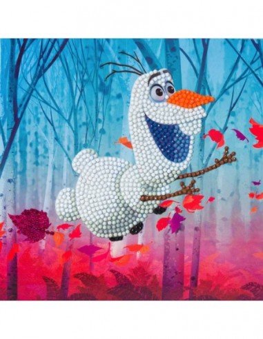 Rinkinys CRYSTAL ART  Olaf, 8m.+, formatas 18x18cm