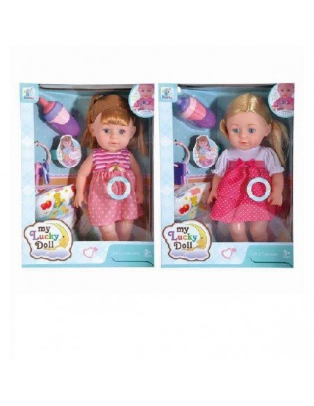 Lėlė siusiojanti 33 cm su garsais
