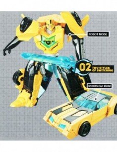 Rodotas-transformeris  KING BEE 20cm, geltonas 2